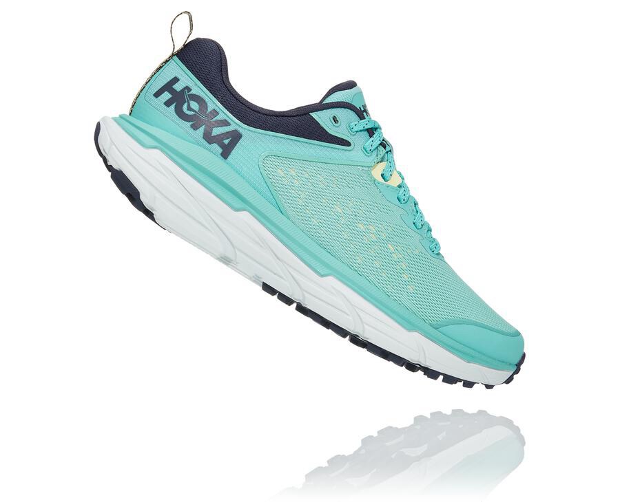 Hoka Australia One One Challenger ATR 6 - Womens Trail Shoes Blue/White - ZAKUO-1745